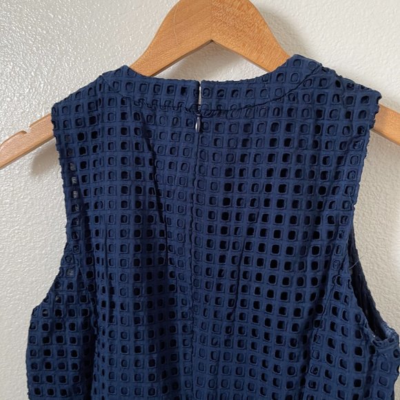 Madewell Dress Eyelet Sunshade A Line Sleeveless - Picture 5 of 10